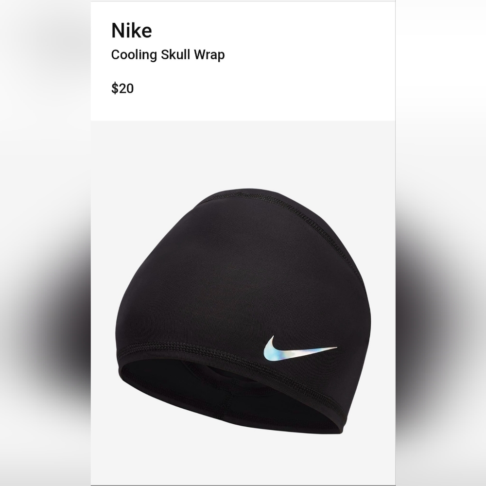 Nike Pro Cooling skull wrap black with iridescent logo